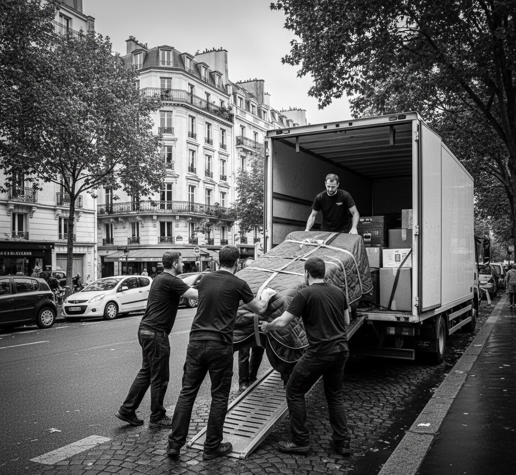 Transport piano Paris – équipe spécialisée protection professionnelle