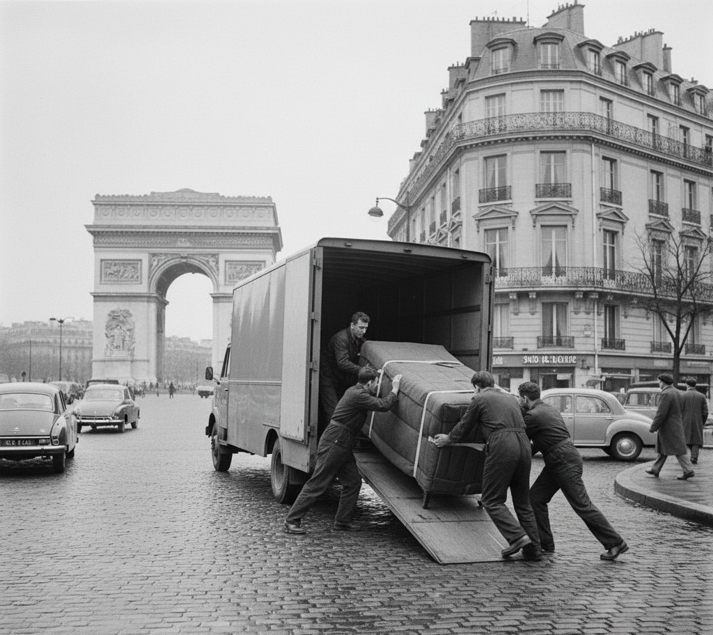 Transport piano Mennecy 91 – chargement camion protection
